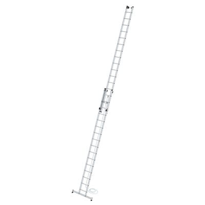 Sprossen-Seilzugleiter 2tlg. mit nivello-Traverse 2 x 16 Sprossen - 021316 - Günzburger Steigtechnik