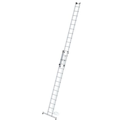 Sprossen-Seilzugleiter 2tlg. mit nivello-Traverse 2 x 14 Sprossen - 021314 - Günzburger Steigtechnik