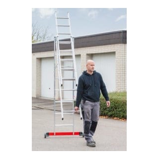 Euroline Premium 30778 Mehrzweckleiter 3-teilig 3x12 Sprossen