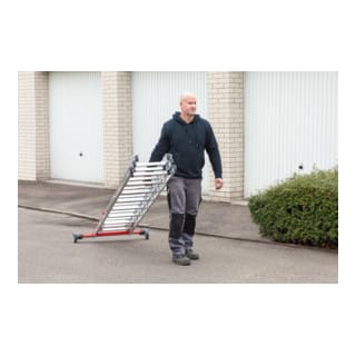 Euroline Premium 30778 Mehrzweckleiter 3-teilig 3x6 Sprossen