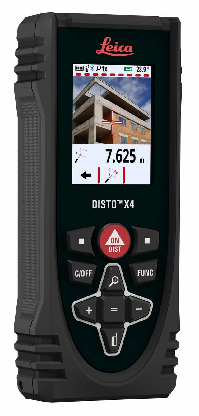 Laserentfernungsmesser DISTO™ X4 0,05 - 150 m ± 1 mm IP 65