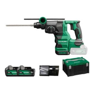 Sds+ Meißelhammer mit 3 Modi Hikoki HitCase iii 18 v - 5,0 Ah - 3,2 Joule - DH1826DAWPZ