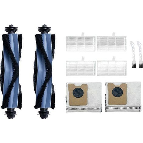Pour Aspirateur Robot C10 Accessoires Brosse Principale Et Filtre Non-woven Sac À Poussière Pièces De Rechange Brosse