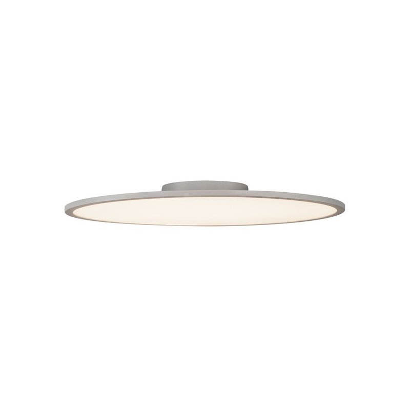 [neuwertig] B-ware Slv Panel 60 Rund Led Indoor Deckenaufbauleuchte Deckenlampe Silbergrau 3000k