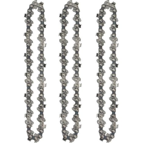 3pcs 4 Inch Electric Saw Chain Lithium Battery Rechargeable Mini Saw Special Chain Hardware Tool Saw Chain