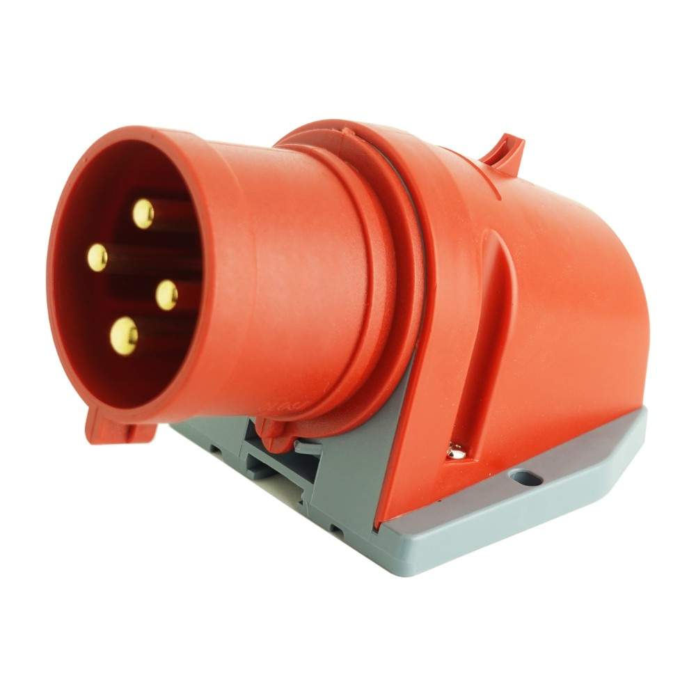 Aufputz-netzstecker Cee 4p 16a 400v Ip44 Industriestecker