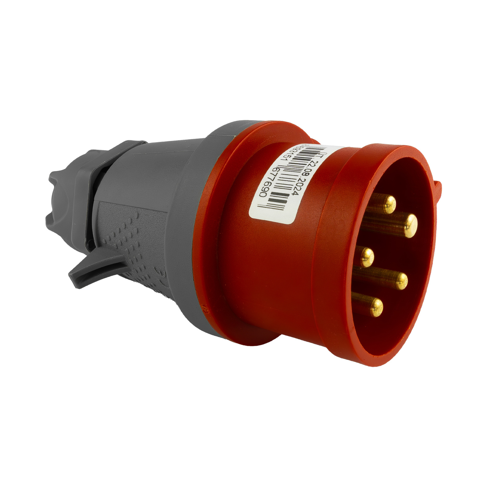 Tragbarer Netzstecker Cee 5p 16a 400v Ip44 Industrietauglich