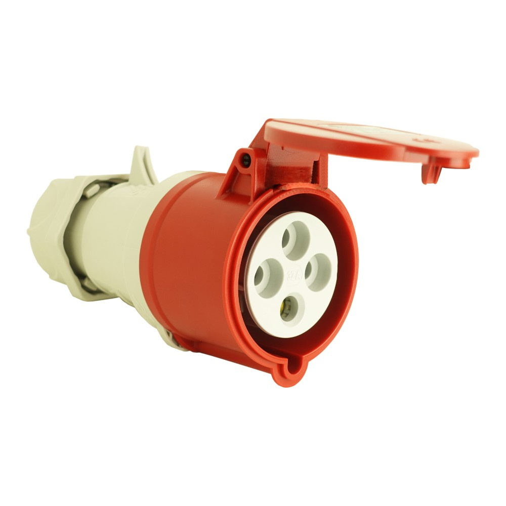 Tragbare Steckdose Cee 4p 32a 400v Ip44 Industrietauglich