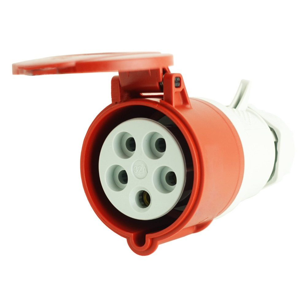 Tragbare Steckdose Cee 5p 32a 400v Ip44 Industrietauglich