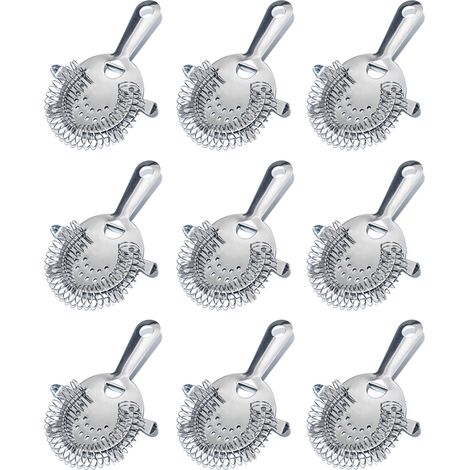 Cocktail Strainer - Inox Bar Strainer Pour Shaker Boston Et Cocktail Shaker - 1 Pièce