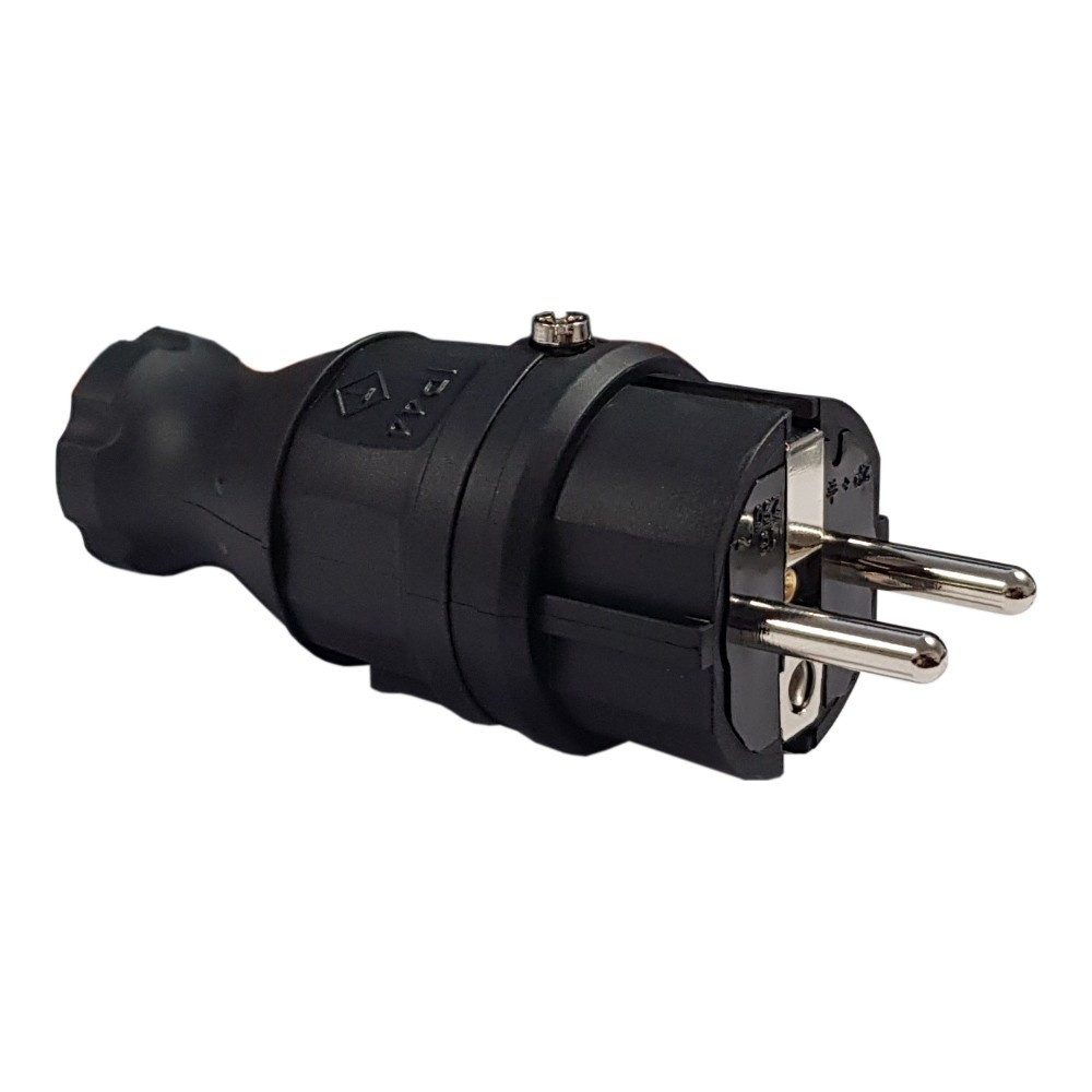 Unischuko Gummistecker 16a 230v Ip44 Hermetische Ausführung