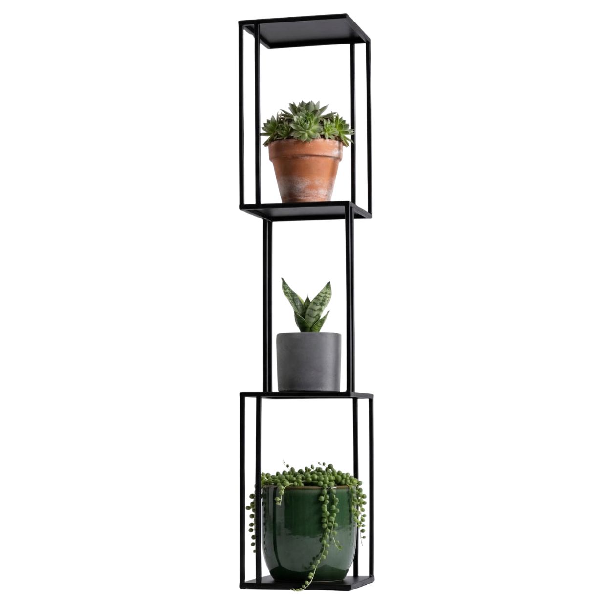 Hoher, Stehender Blumenständer Für 4 Töpfe, 117 Cm