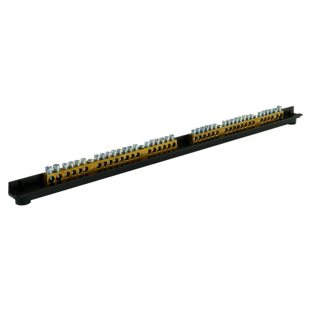 18-modul-klemmenleiste Für Schalttafel 2x(18p+2p) Klemmenbrücke