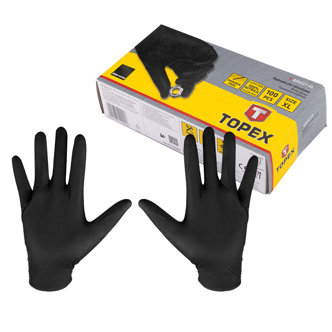 Nitrilhandschuhe, 100 Stück, Größe Xl