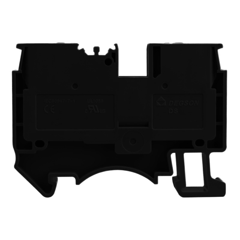 Schwarzer 6mm² 1p Ul-durchgangsklemmenblock