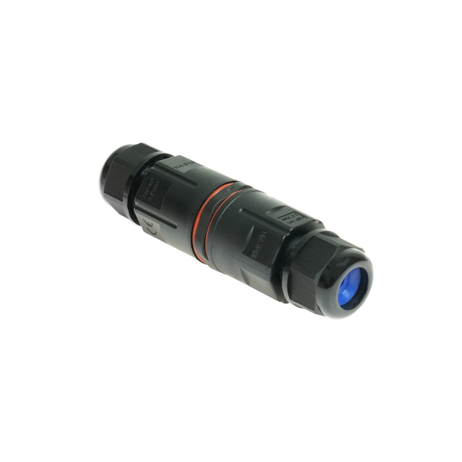 Hermetischer Ip68-kabelstecker, Schraubenlos, Doppelseitig, 5-polig
