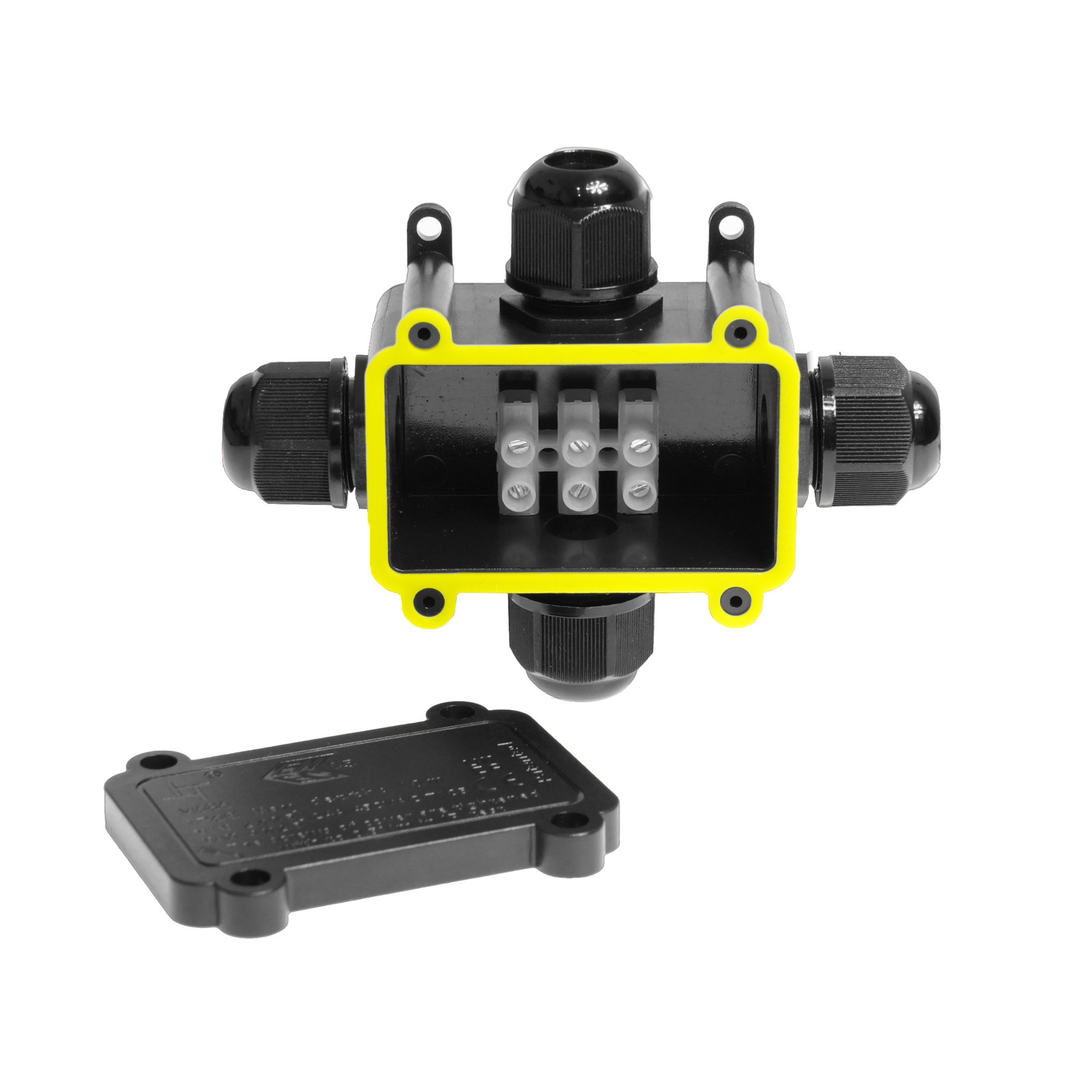 Hermetische Anschlussdose Mit 4 Eingängen, Ip68 Wasserdicht, 0,5–2,5 Mm