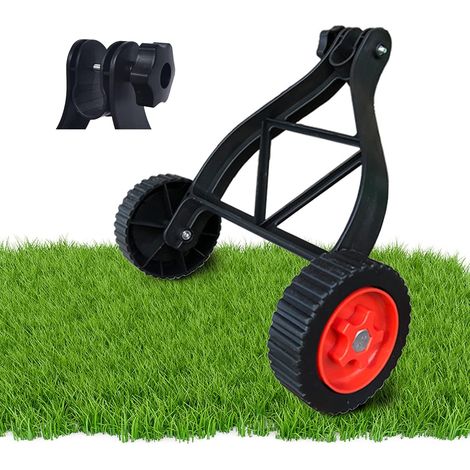 Stützräder Für Rasentrimmer, Motorsensen, Handgeführte Freischneider, Verstellbare Stützräder Als Zubehör Für Grasschneider, Rasenmäher Und Fadenschneider