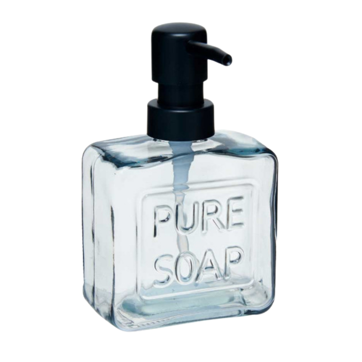 Transparenter Schwarzer Seifenspender 250 Ml