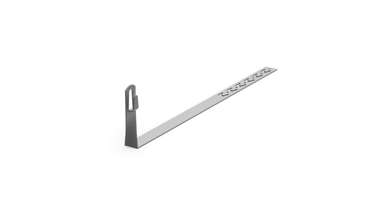 Fliesenhalter L-450mm H-100mm Verzinkt Verschraubt Mit Haken 11.4.1/z Og /91102902/