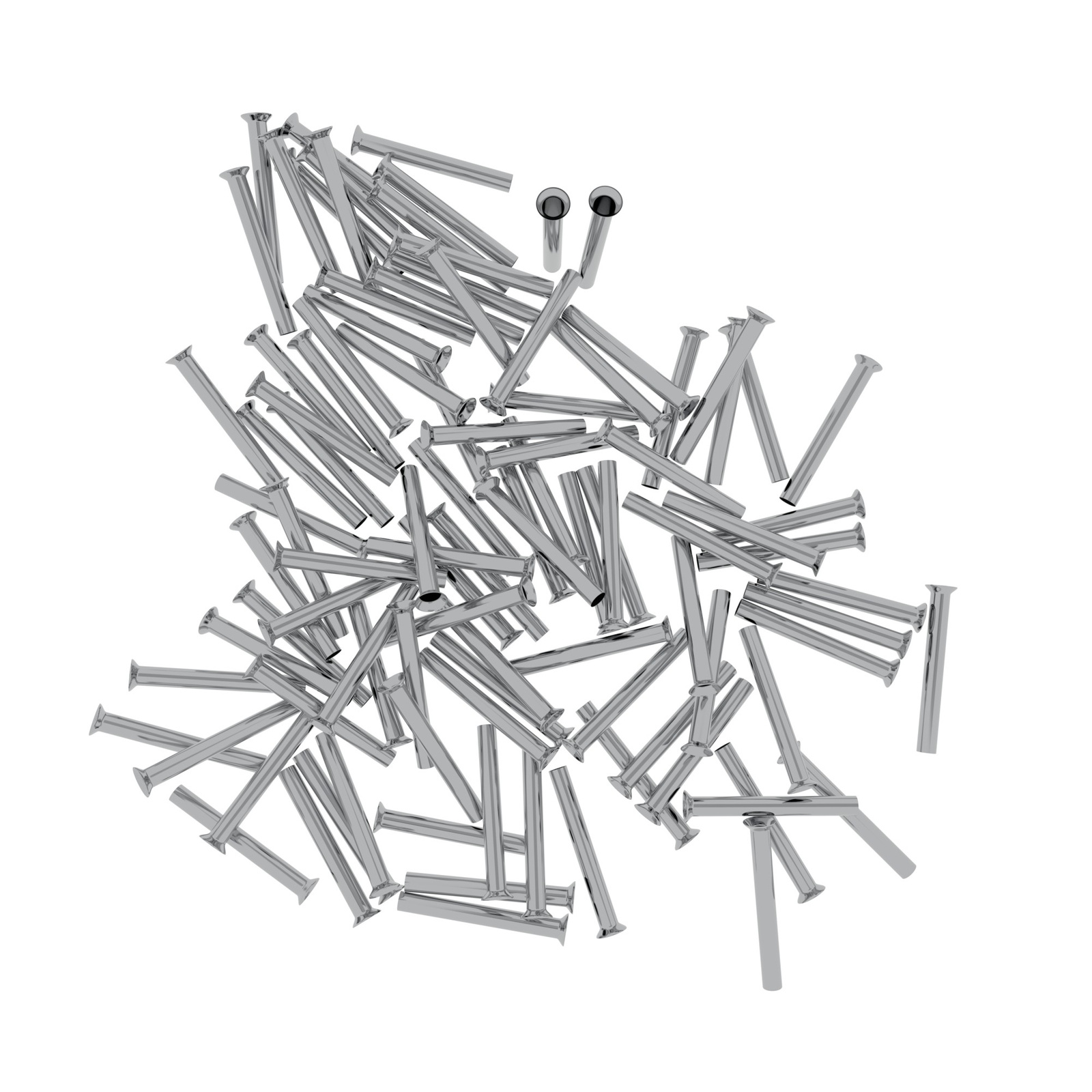 100 Stück Unisolierte Kabelendhülsen 1 Mm²/8 Mm En1008 Elpromet 1993