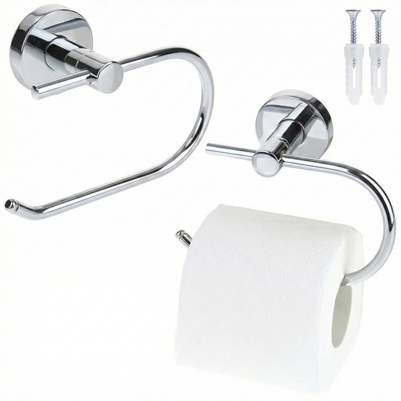 Toilettenpapierhalter Fürs Badezimmer, Silberner Badezimmerhänger
