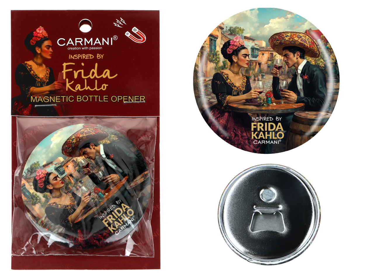 Flaschenöffner Mit Magnet, Frida Kahlo Küchenhelfer, Heimdekoration