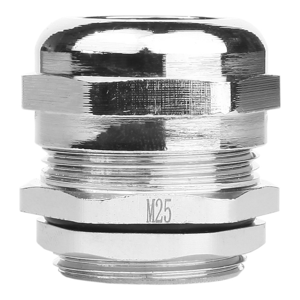 Kabelverschraubung M25 10,5–18 Mm Ip68, Vernickeltes Messing