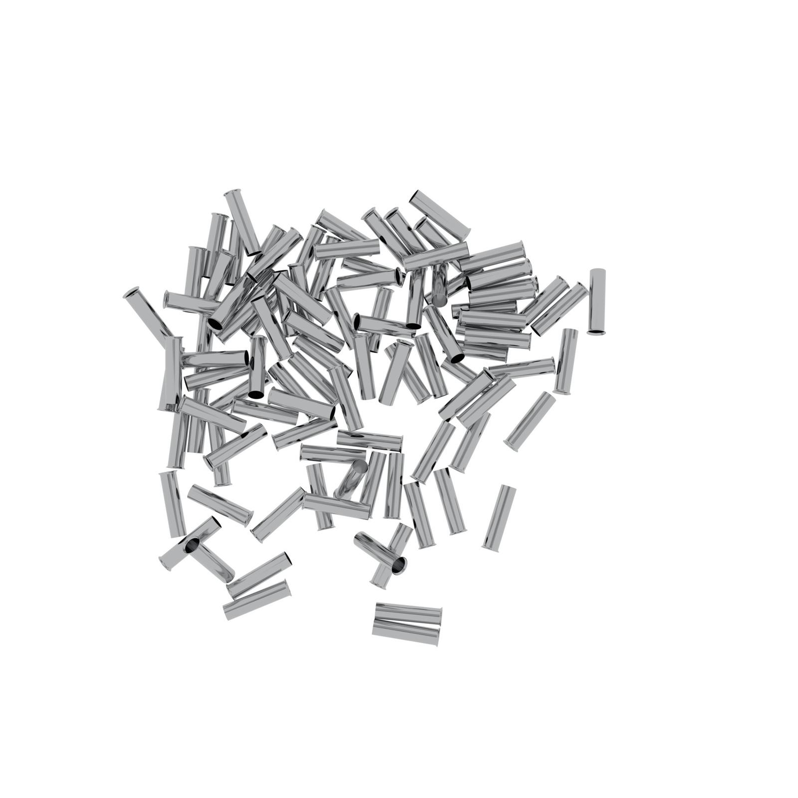 Unisolierte Aderendhülsenverbinder Für 4mm2-drahtkabel, 100 Stück