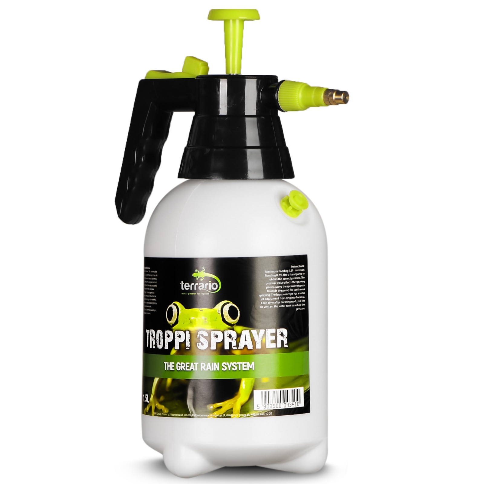 Drucksprenger Für Zimmerpflanzen, Terrarien, Balkone, Messbecher 1,5 L