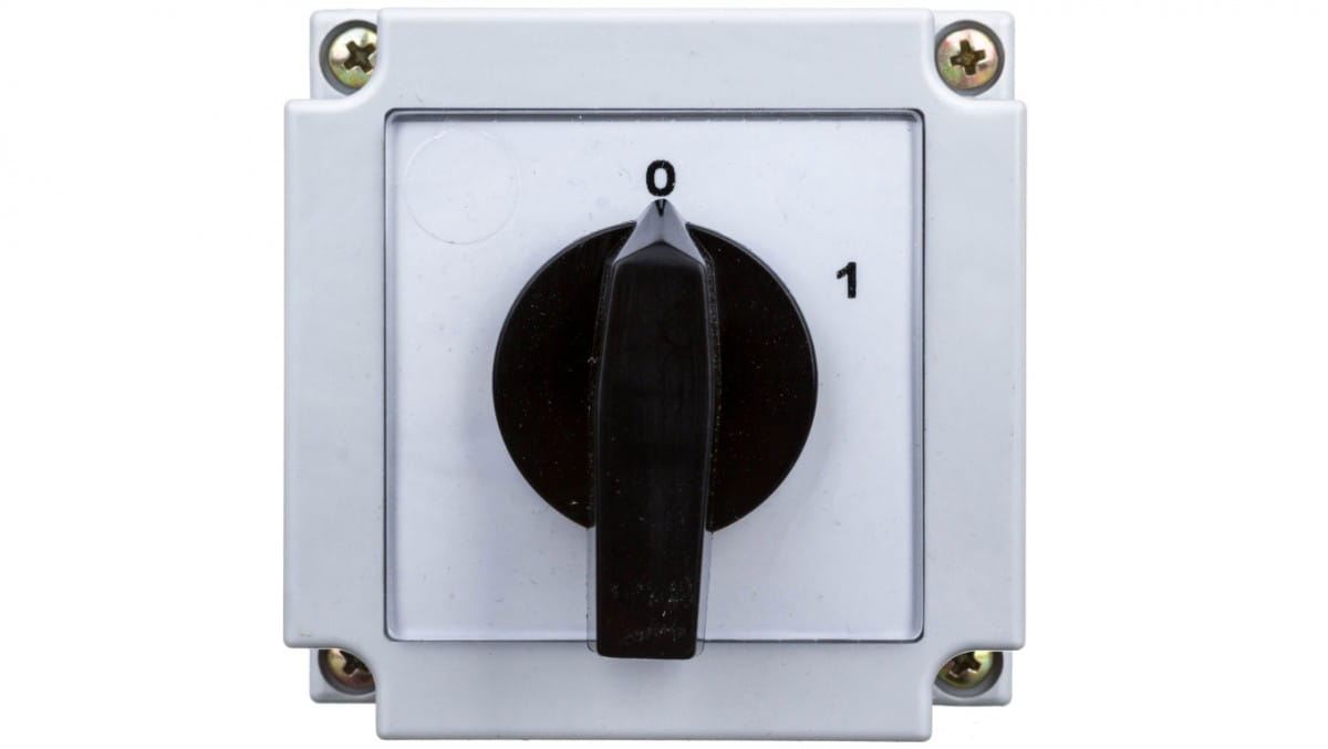 Nockenschalter 0-1 2p 10a Im Gehäuse 4g10-91-pk R014 63-840395-011