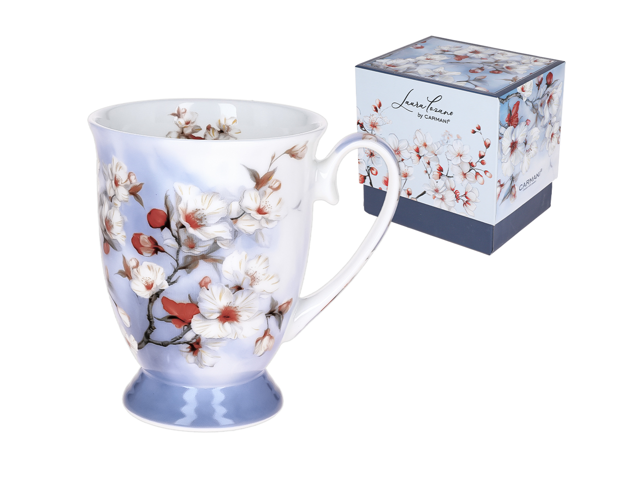 Royal L. Lozano Becher, Florale Keramikverzierung Mit Carmani-motiv, 300 Ml, Geschenk