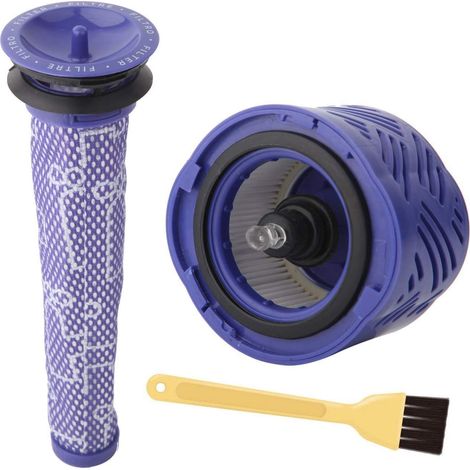 Filtres Pour Dyson V6,filtres De Rechange Lavable Aspirateur Pour Dyson V6 Motorhead Absolute Animal 1 Pcs Post Hepa Filtre Et 1pcs Pre Filtre Remplace La Partie965661-01 & 966741-01(v6-2)