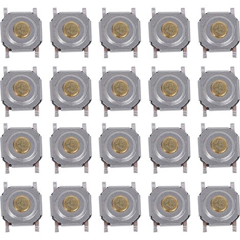 Tactile Push Button Switch Tactile Push Button Switch Brass Waterproof Light Touch Patch Smd4 ×4 ×1.5(pour Circuits Et Jeux) – 200 Pièces