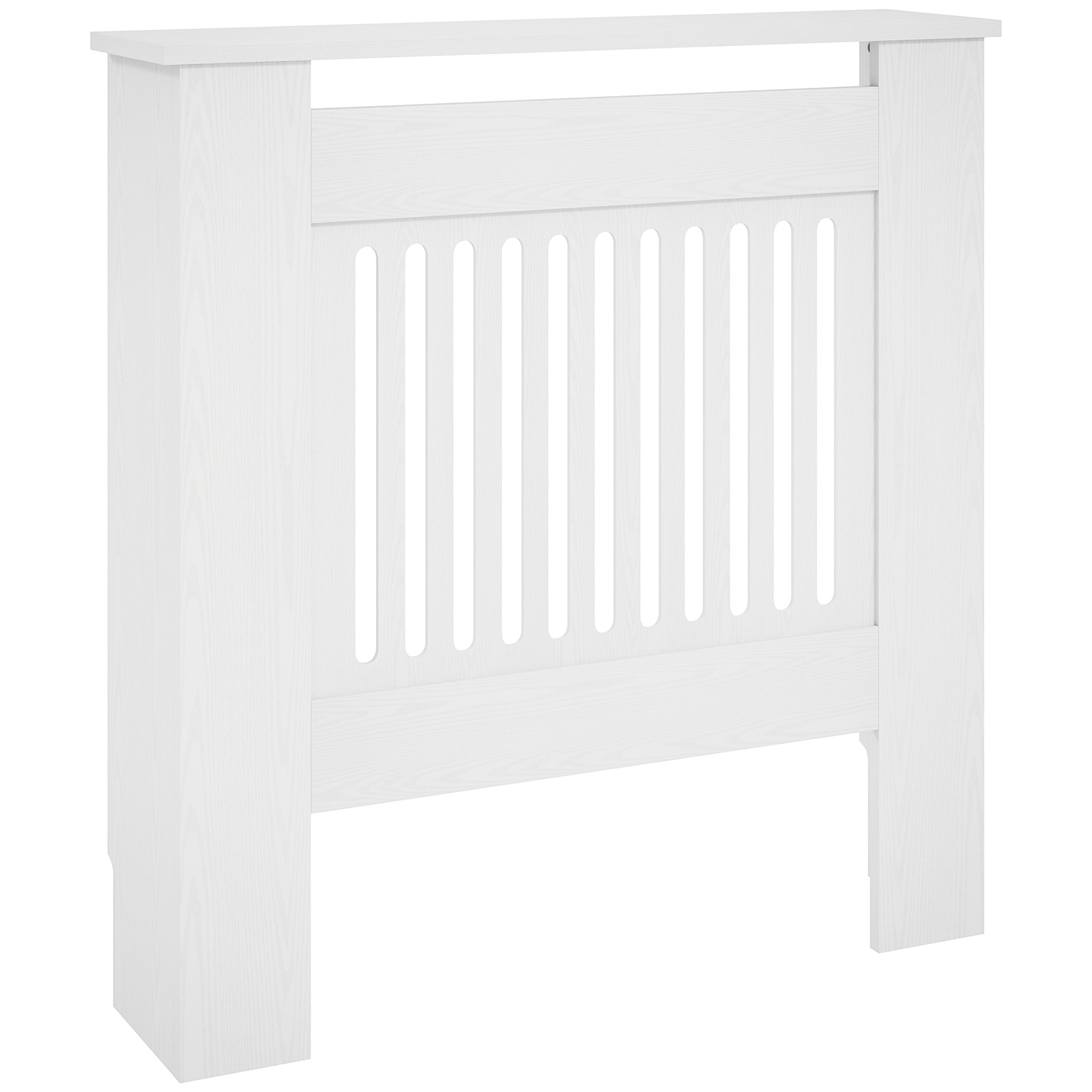Heizkörperverkleidung, 78 X 19 X 81 Cm, Für Schlaf- Oder Wohnzimmer, Aus Weißem Mdf.