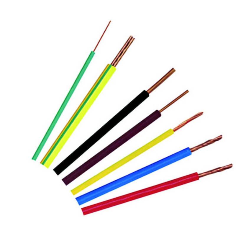 [neuwertig] B-ware Pvc Aderleitung Verdrahtungsleitung Leitung Flexibel H05v-k 1x0,75 Grau 100 M