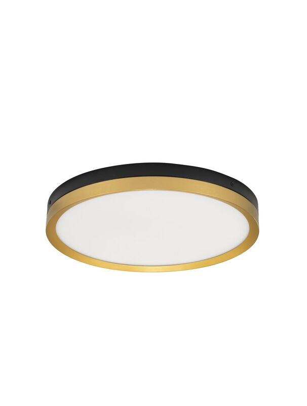 [neuwertig] B-ware Nova Luce Deckenleuchte Deckenlampe Led Cantria Schwarz Warmweiß 40cm 31w Lampe