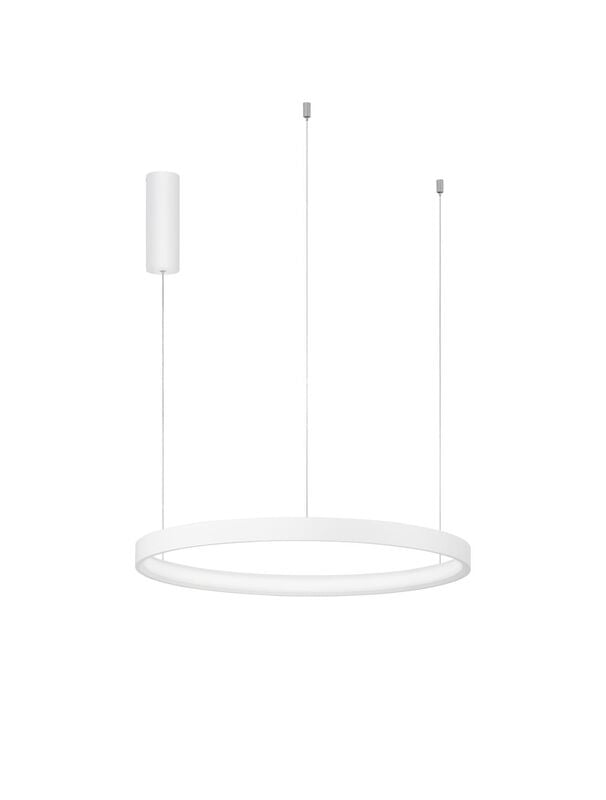 [neuwertig] B-ware Nova Luce Pendelleuchte Hängeleuchte Perrine Led Weiß Warmweiß Dimmbar 40w 60 Cm