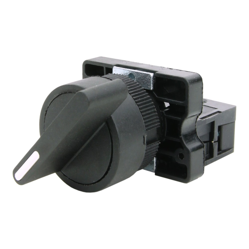 Drehschalter, 2-stufig, 0-1, Stabil, 22 Mm