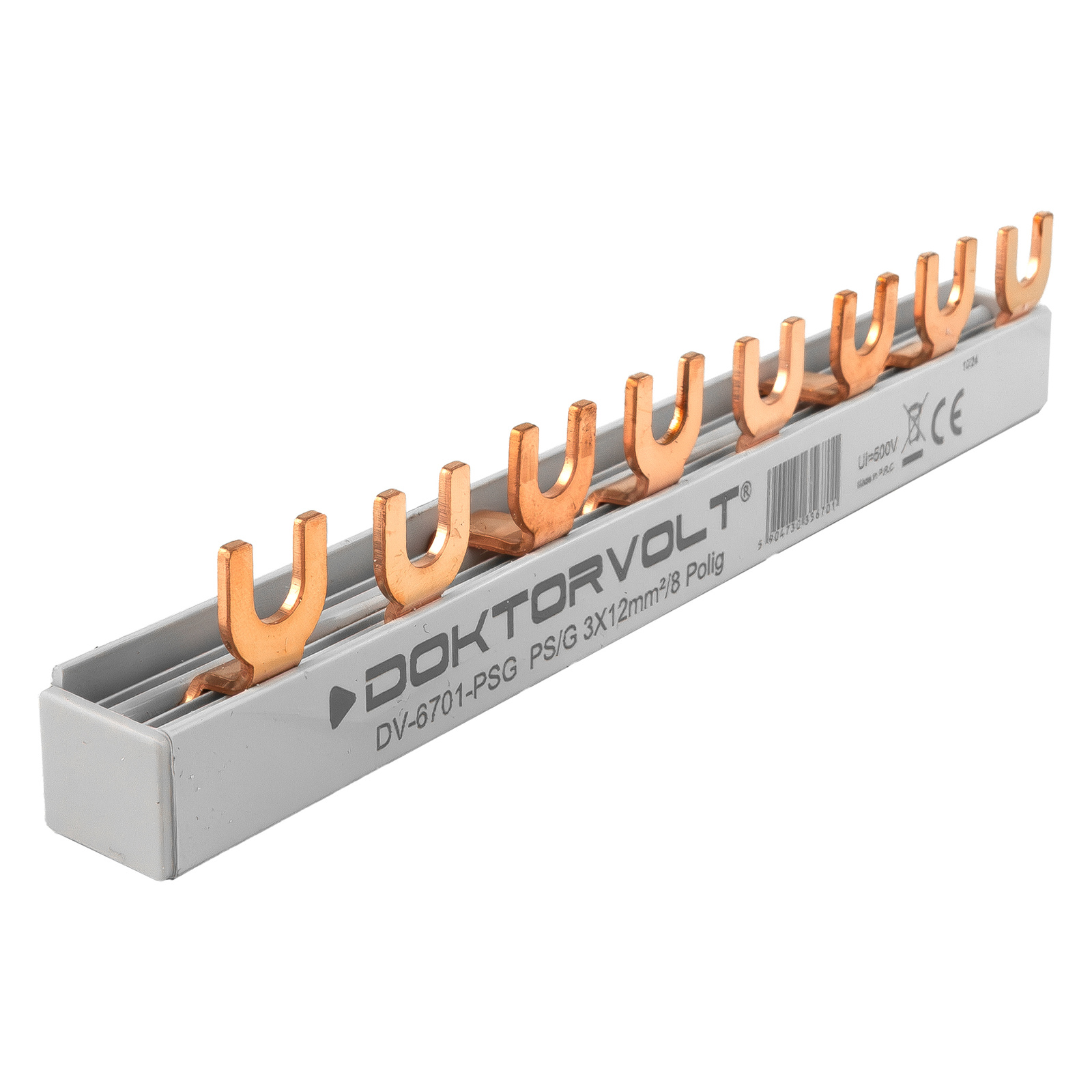 Kammanschluss-sammelschiene 3-phasig 8-modulig 12mm2 Brücke Für S-typen