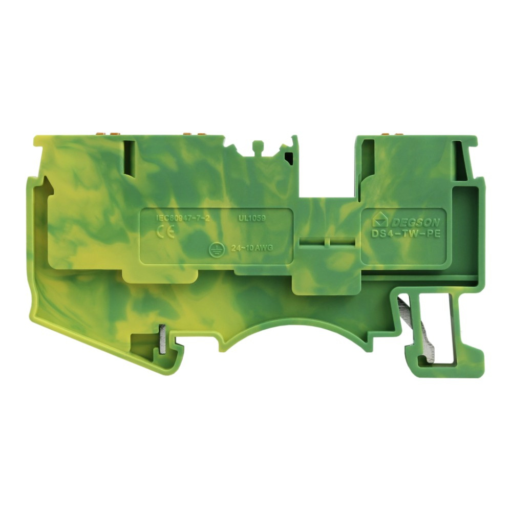 Gelbgrüner Pe-steckverbinder 4mm2 3-adrig 1p