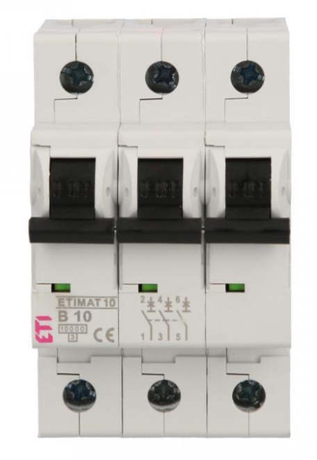 Leitungsschutzschalter 3p B 10a 10ka Ac Etimat10 002125714