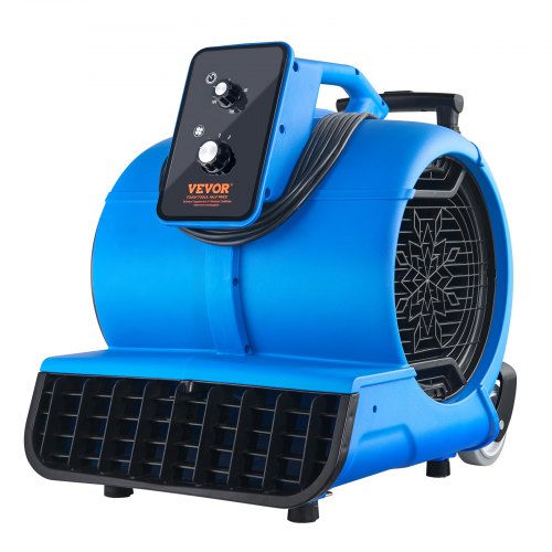 Bodengebläse, 1400 U/min, 4000 Cfm, Luftbeweger Zum Trocknen Und Kühlen, Tragbarer Teppichtrockner-ventilator Mit 3 Blaswinkeln, Timer, 3-geschwindigkeitseinstellung, Für Hausmeister, Haushalt Und Gew