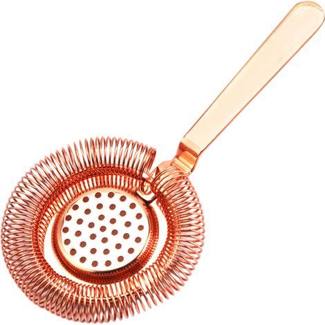 Cocktail Strainer - Stainless Steel - Long Handle - Bar Tool For Mixing And Serving Cocktails - 1 Piece