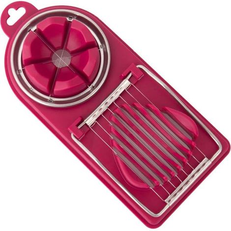 Egg Slicer - 304 Stainless Steel Wire And Food-grade Plastic - Petal And Slice Cutting Modes - For Eggs Strawberries Mushrooms - 1 Piece