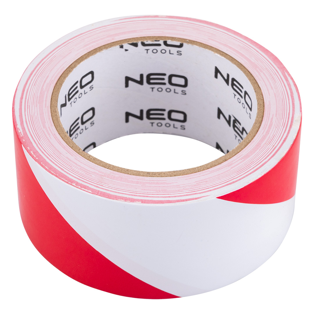 Selbstklebendes Warnband, Rot Und Weiß, 50 Mm X 33 M