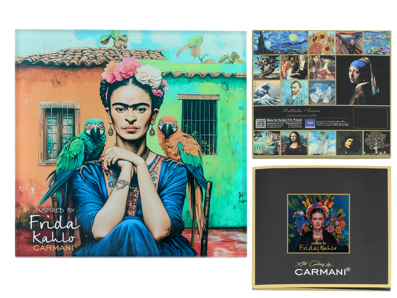 Glasuntersetzer Für Den Frida-kahlo-glastisch, Küche, Esszimmer, Wohnzimmer