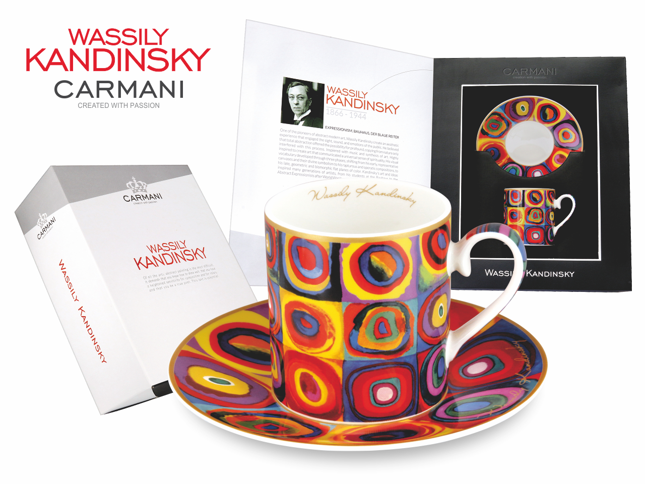 Tasse Mit Untertasse, Wassily Kandinsky, Farbstahlporzellan, Home