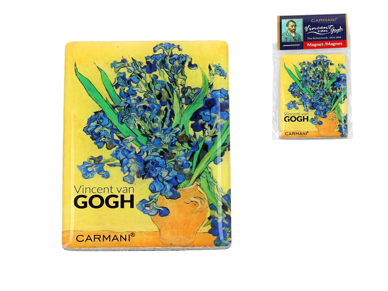 Kühlschrankmagnet Van Gogh Vase Mit Iris, Dekorativer Magnet, Souvenir