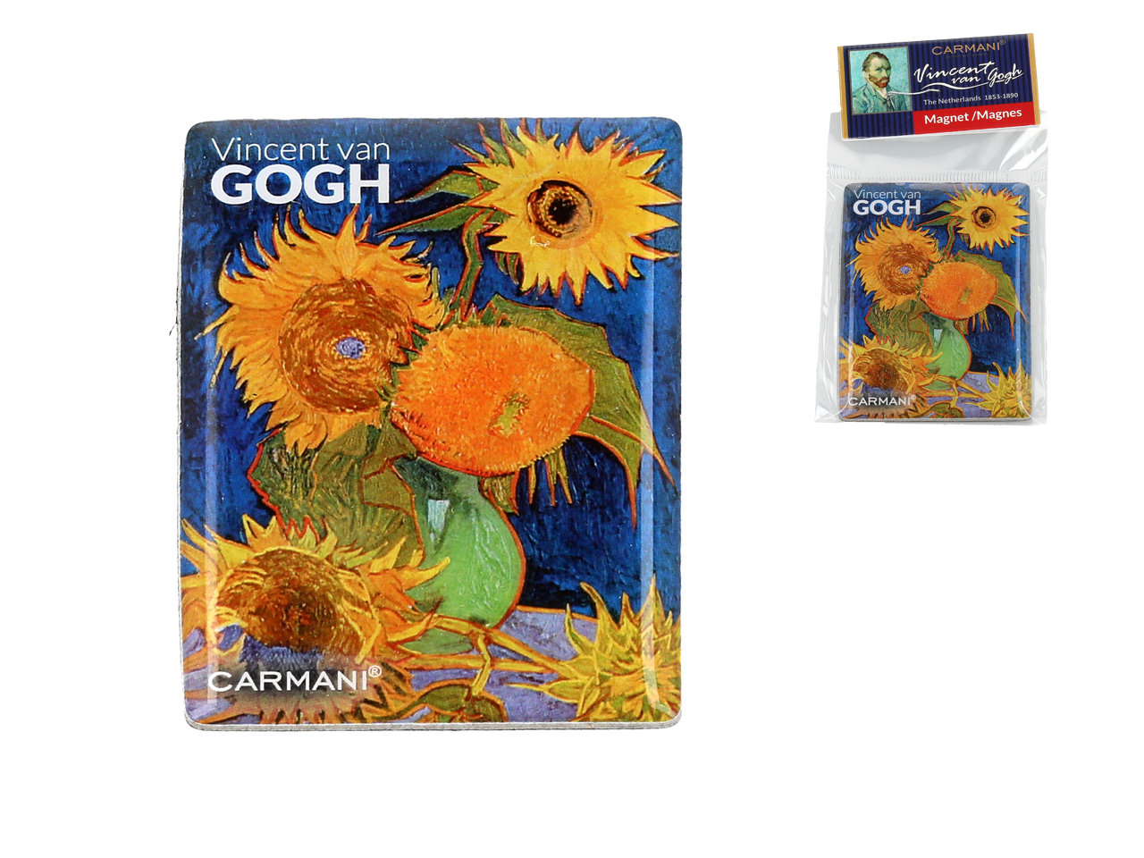 Kühlschrankmagnet Mit Sonnenblumenmotiv Von Vincent Van Gogh, Dekorativer Magnet, Souvenir